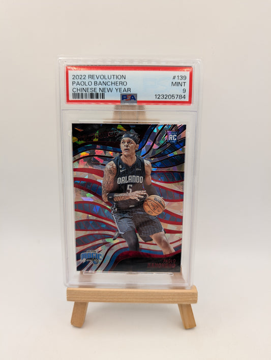 2022-23 Panini Revolution Paolo Banchero #139 Chinese New Year RC Rookie PSA 9