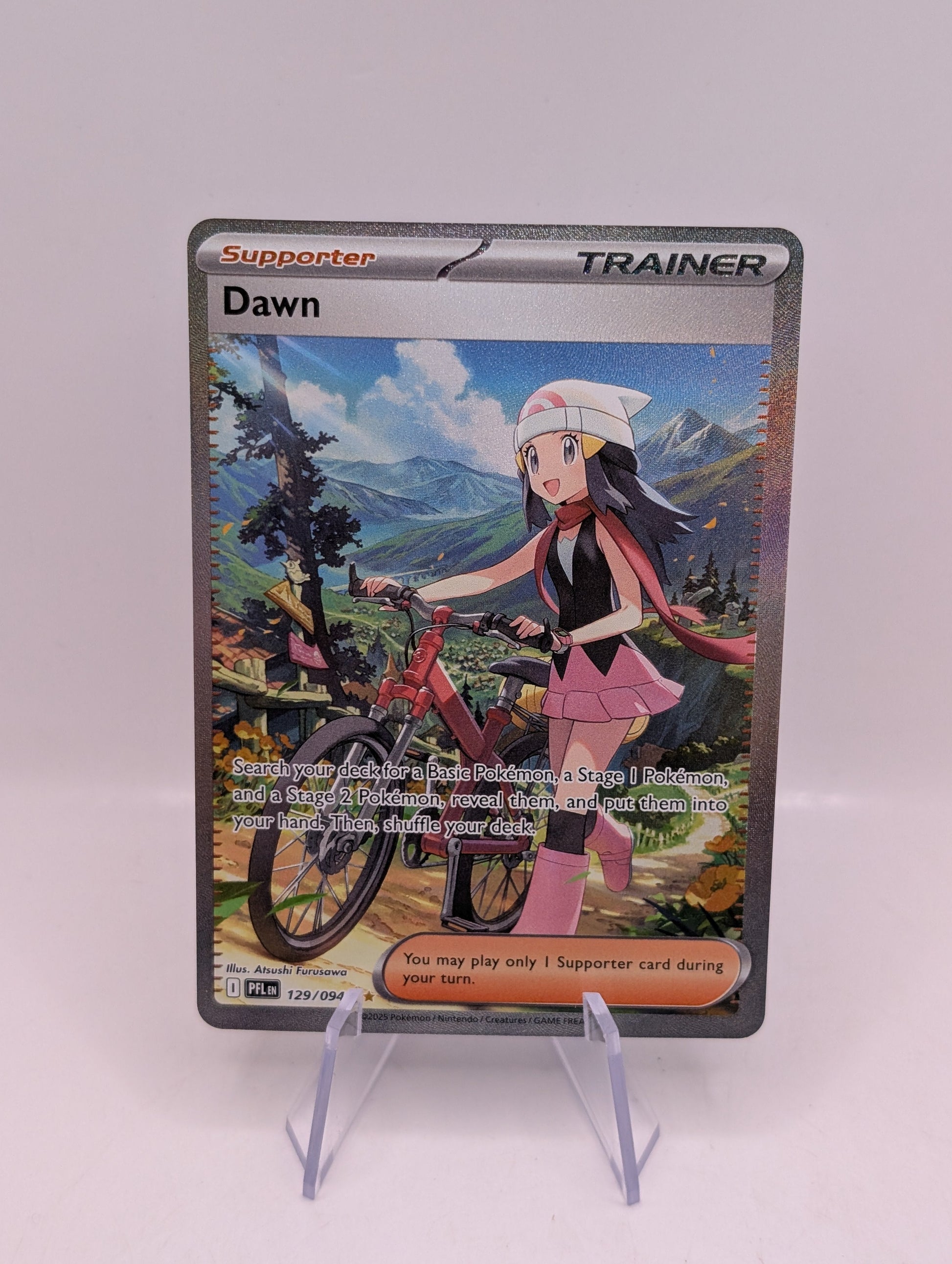 Dawn - 129/094 - Phantasmal Flames - Special Illustration Rare - Pokémon FRENLY BRICKS - Open 7 Days