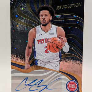 Cade Cunningham 2024-25 Panini Revolution - Cosmo /35 Auto Pistons SSP HIT FRENLY BRICKS - Open 7 Days