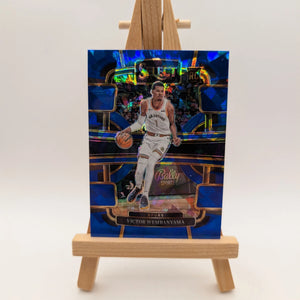 2023-24 Panini Select Concourse Victor Wembanyama Blue Cracked Ice Prizm (RC) FRENLY BRICKS - Open 7 Days