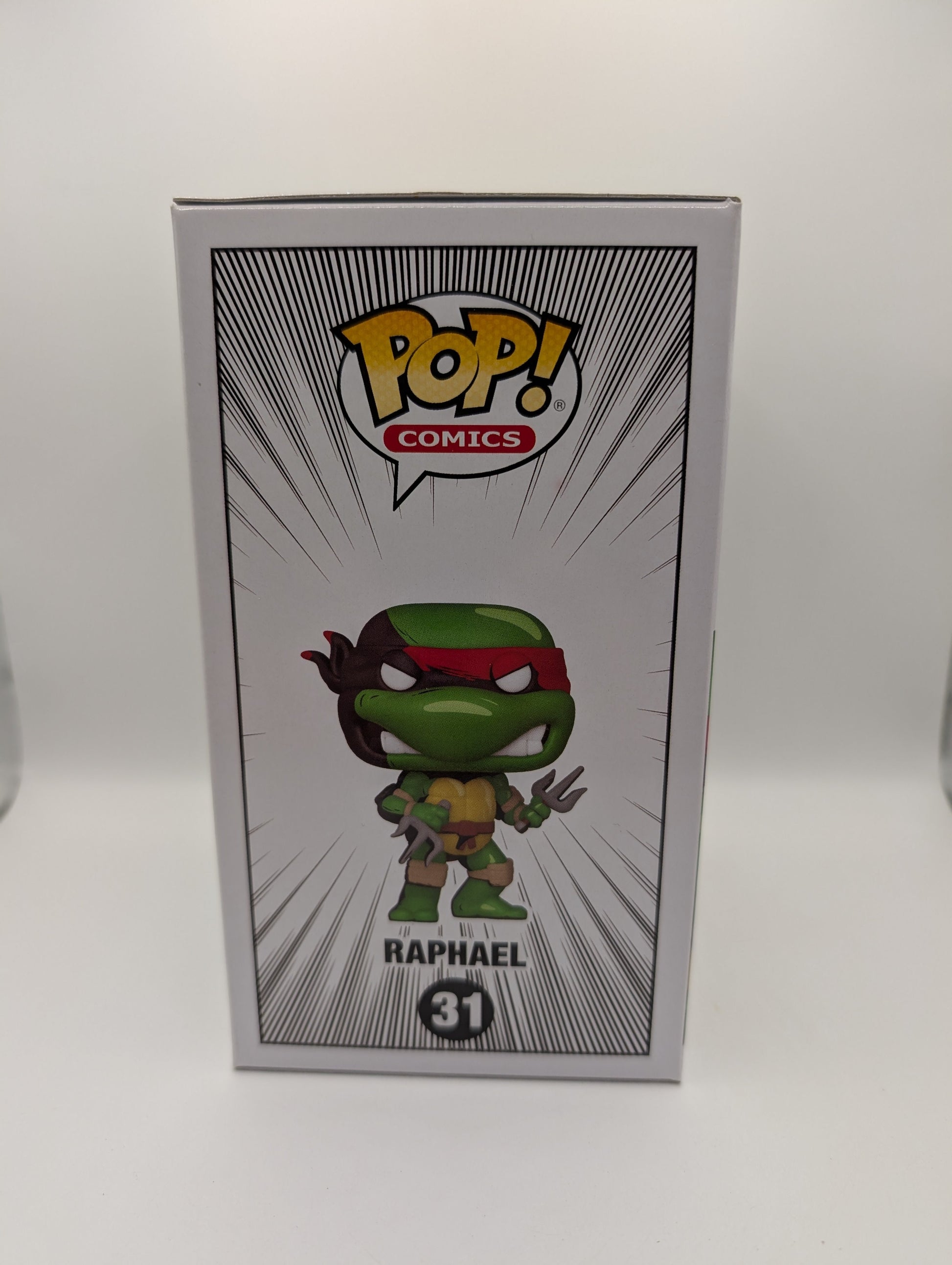 Funko Pop TMNT - Raphael Vinyl Figure #31 - Black and White Chase Edition FRENLY BRICKS - Open 7 Days