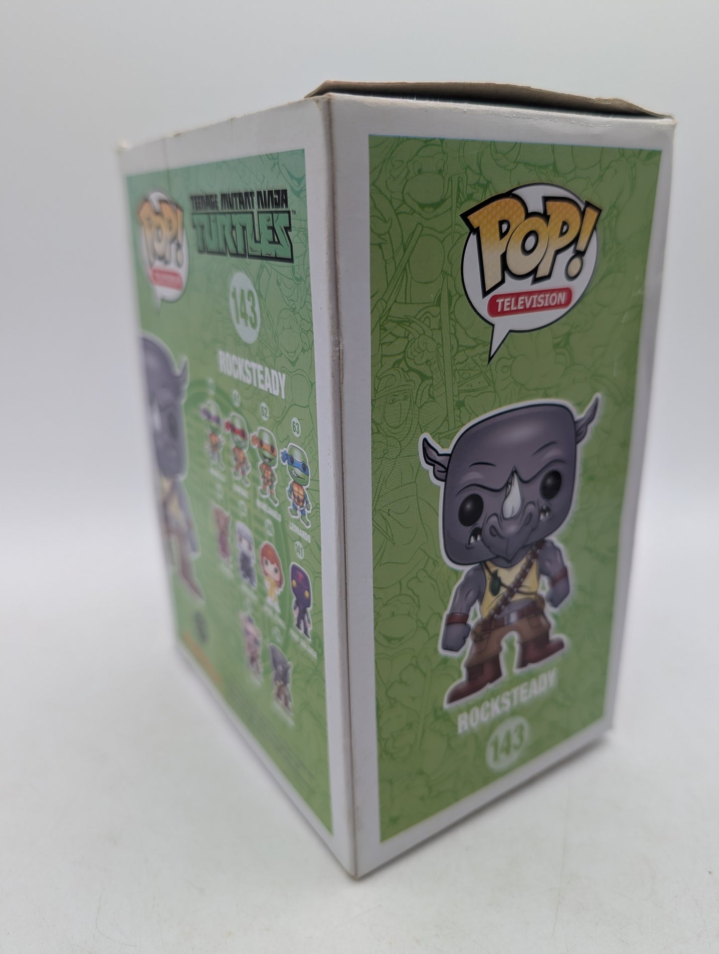 Funko POP! Animation Teenage Mutant Ninja Turtles Rocksteady #143 No Insert Mould
