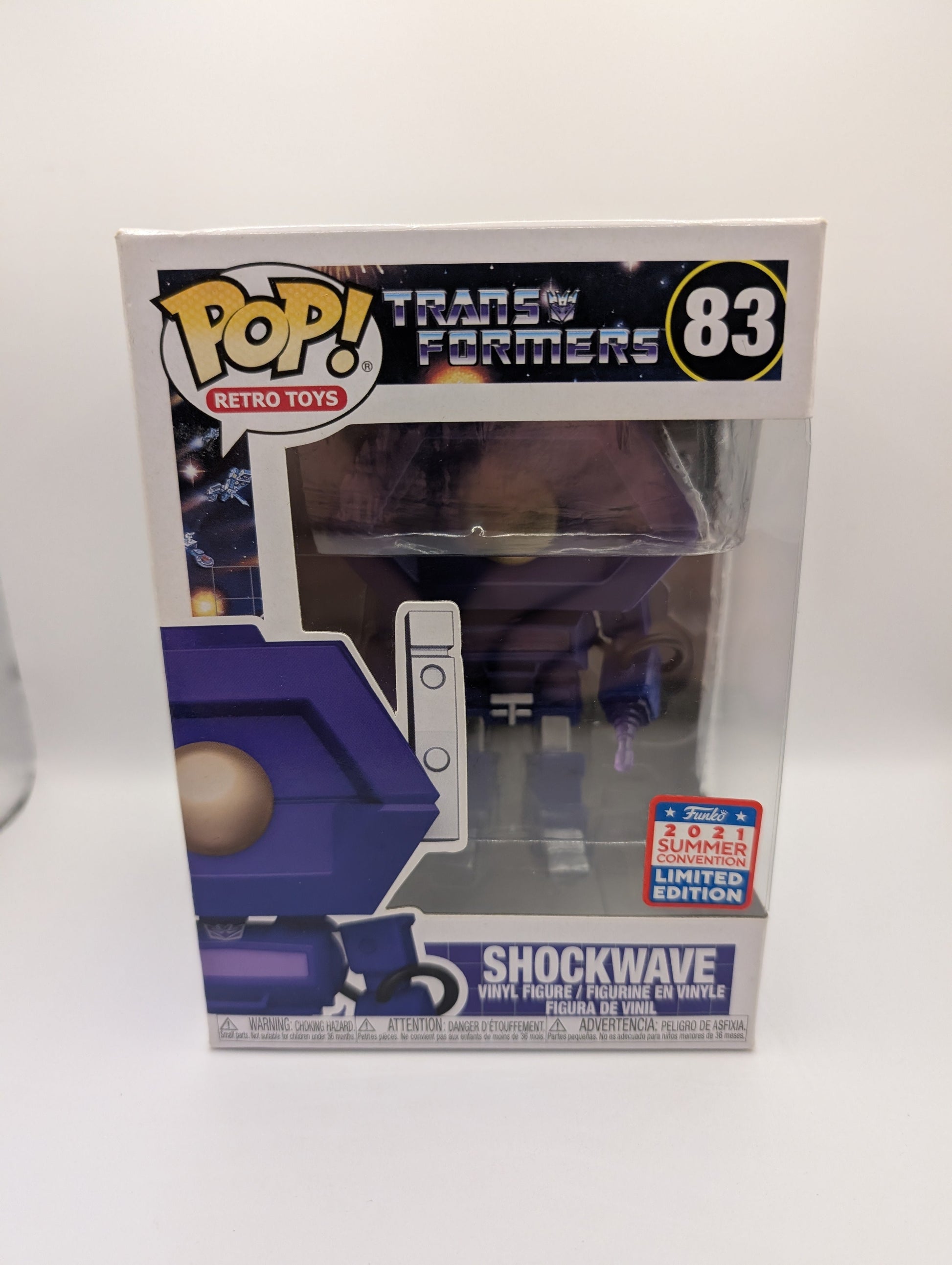 SHOCKWAVE Transformers SDCC 2021 Funko POP! #83 FRENLY BRICKS - Open 7 Days