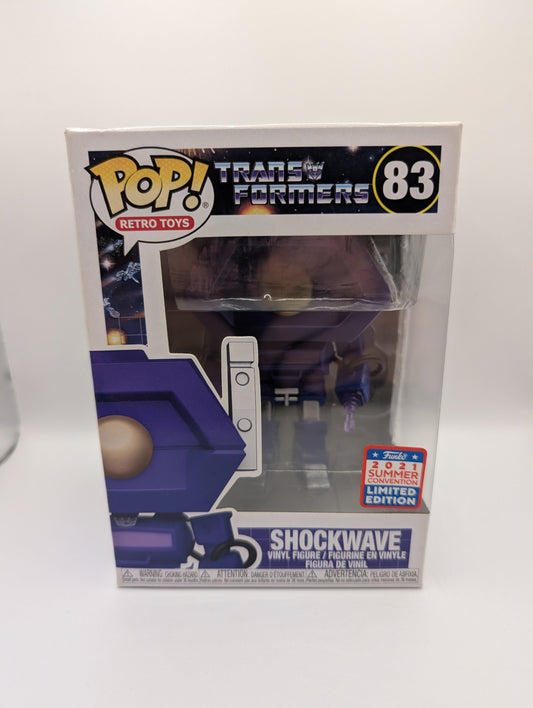 SHOCKWAVE Transformers SDCC 2021 Funko POP! #83 FRENLY BRICKS - Open 7 Days