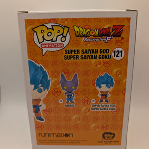 Super Saiyan God Super Saiyan Goku 121 DBZ Funko Pop Vinyl