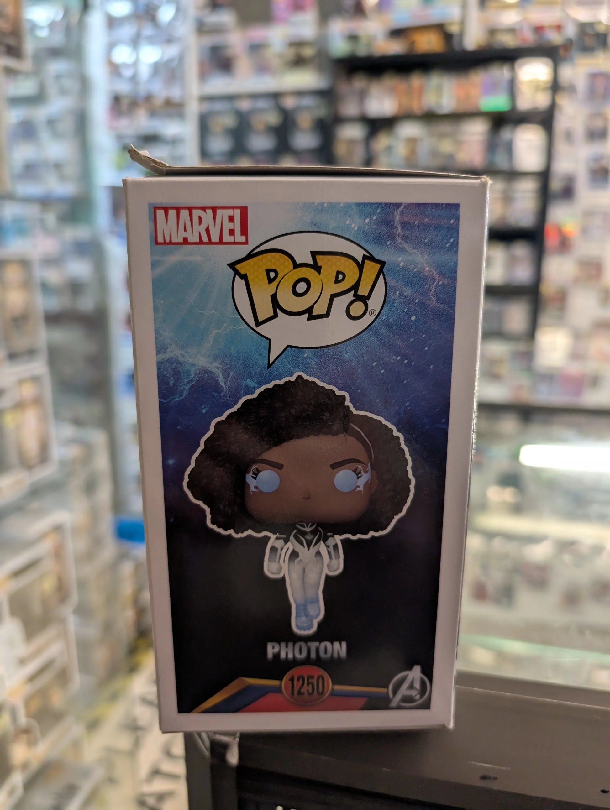 Funko Pop Movies the Marvels 2023 Photon Vinyl Figure 1250 FRENLY BRICKS - Open 7 Days