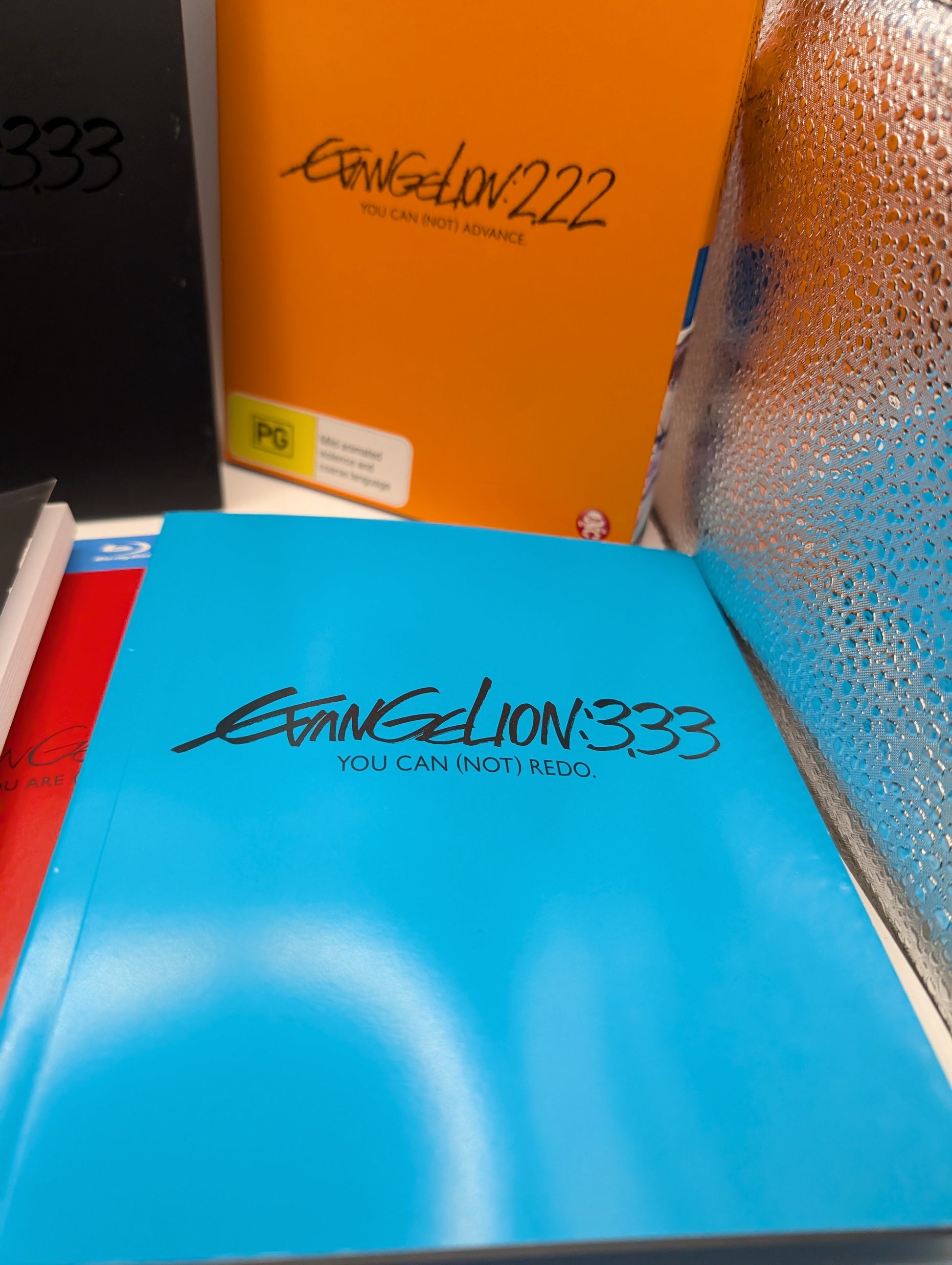 Shin EVANGELION Blu-ray 1.11 2.22 3.33 complete Set Limited Edition FRENLY BRICKS - Open 7 Days