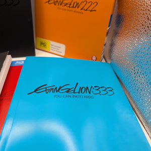Shin EVANGELION Blu-ray 1.11 2.22 3.33 complete Set Limited Edition FRENLY BRICKS - Open 7 Days