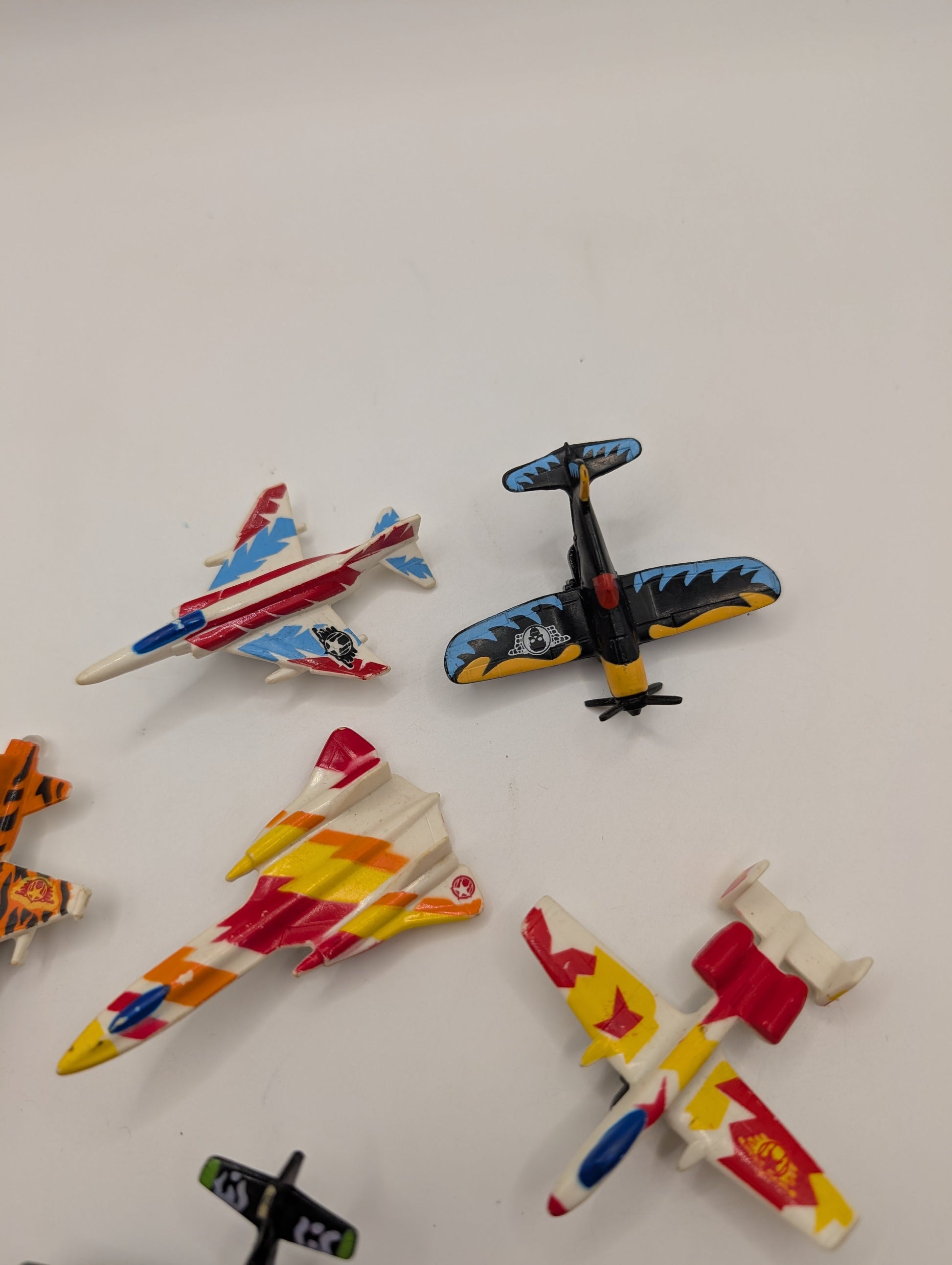 Vintage 1988 Matchbox Ring Raiders Skull Squadron Micro Machine Toy Airplanes LOT FRENLY BRICKS - Open 7 Days