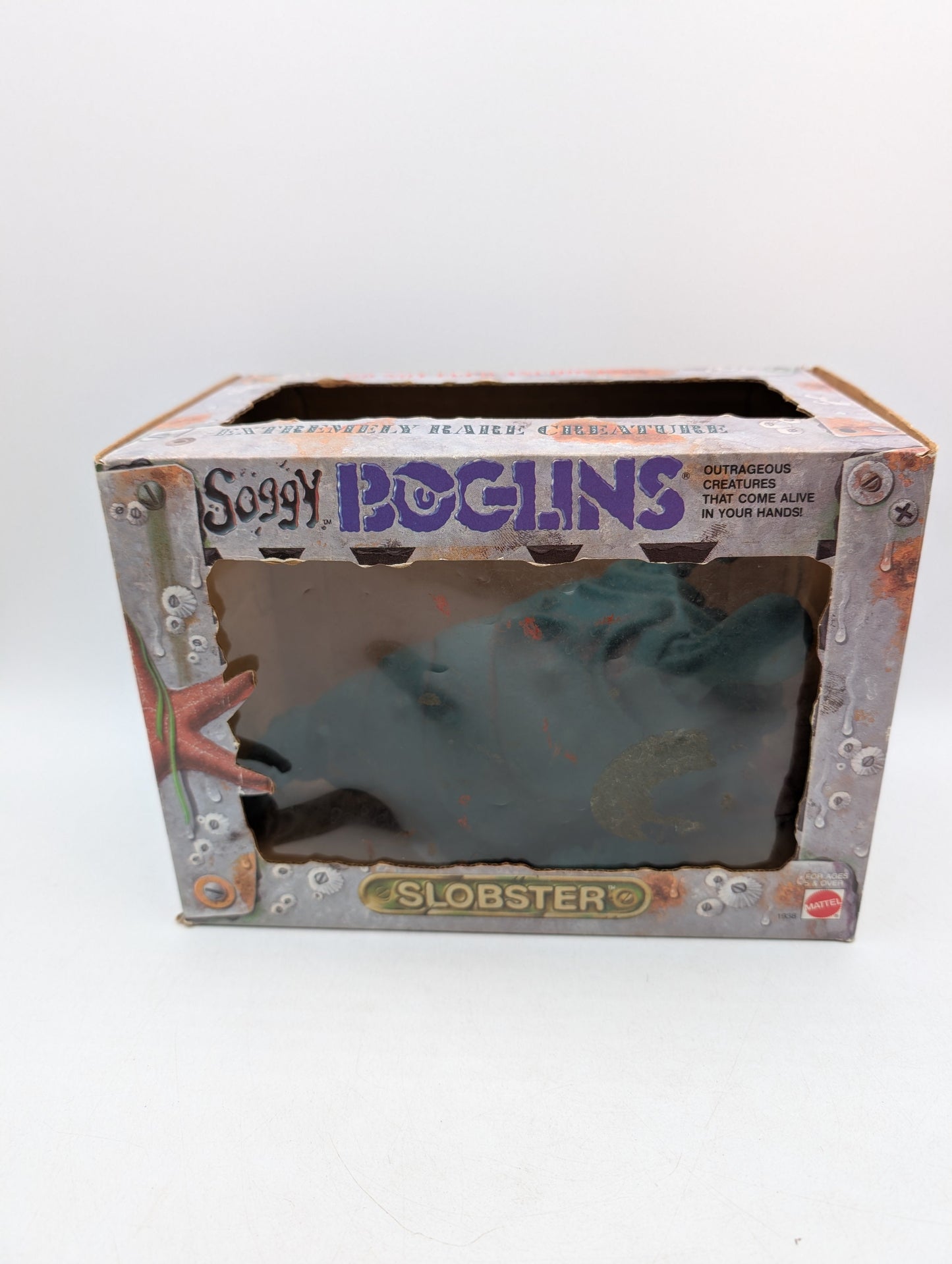 Soggy Boglins Aquatic Slobster Hand Puppet Figure Mattel 1988 Toy Seven Towns FRENLY BRICKS - Open 7 Days