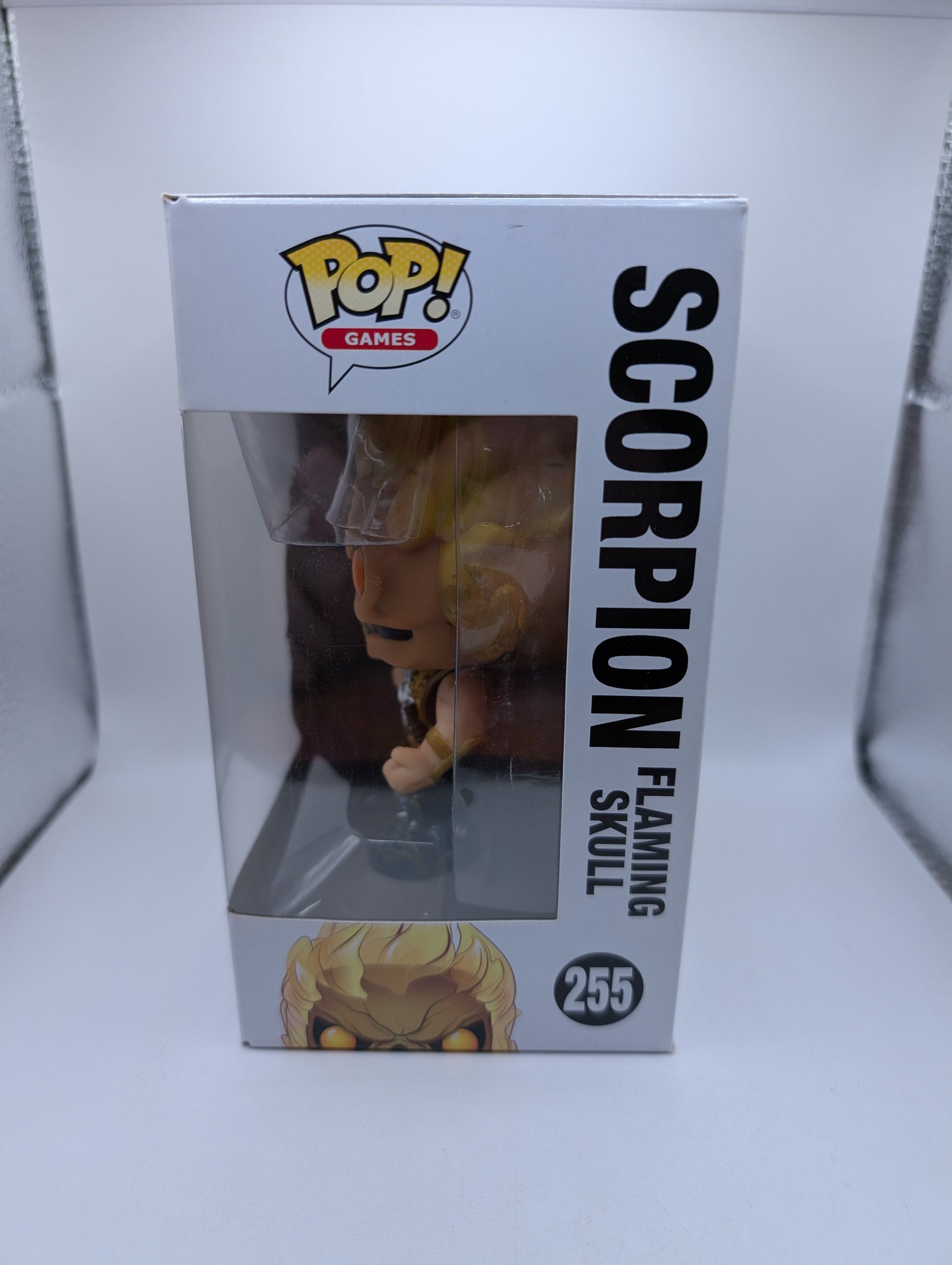 Funko Pop! Vinyl Scorpion Flaming Skull 255 Mortal Kombat X (2017) FRENLY BRICKS - Open 7 Days
