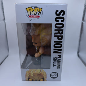 Funko Pop! Vinyl Scorpion Flaming Skull 255 Mortal Kombat X (2017) FRENLY BRICKS - Open 7 Days