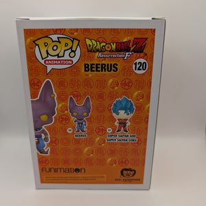 Funko Pop 2016 SDCC Exclusive Dragonball Z Beerus #120 FRENLY BRICKS - Open 7 Days