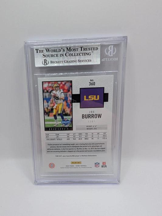 Joe Burrow 2020 Score RC #360 LSU BGS 9 FRENLY BRICKS - Open 7 Days
