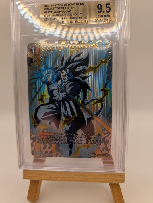Sparking Kamehameha (Gold Foil) BT24-124 Common Beyond Generations Collectors BGS 9.5 FRENLY BRICKS - Open 7 Days