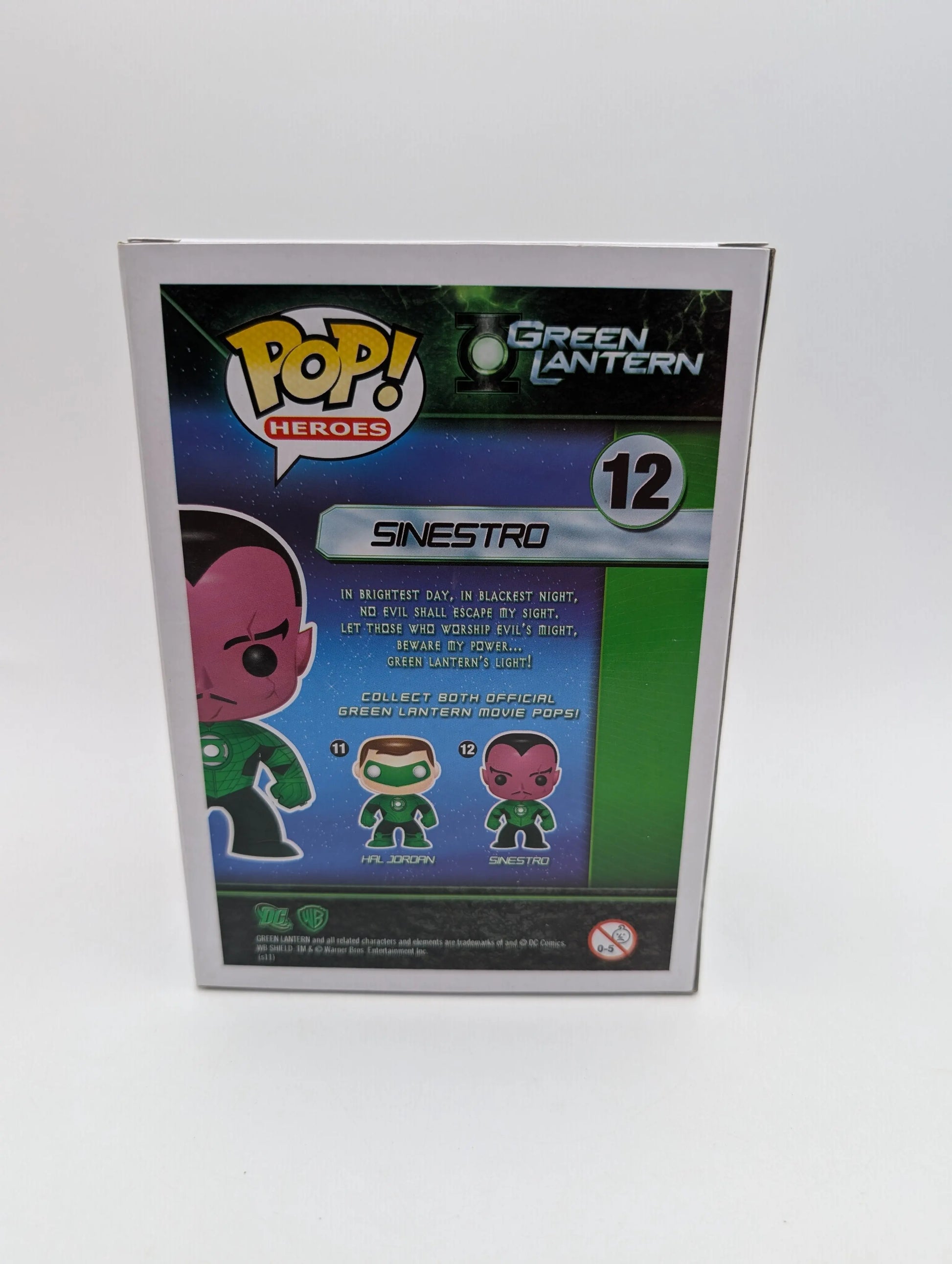 Funko Pop! Sinestro #12 Green Lantern DC Comics Pop Vinyl FRENLY BRICKS - Open 7 Days