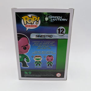 Funko Pop! Sinestro #12 Green Lantern DC Comics Pop Vinyl FRENLY BRICKS - Open 7 Days