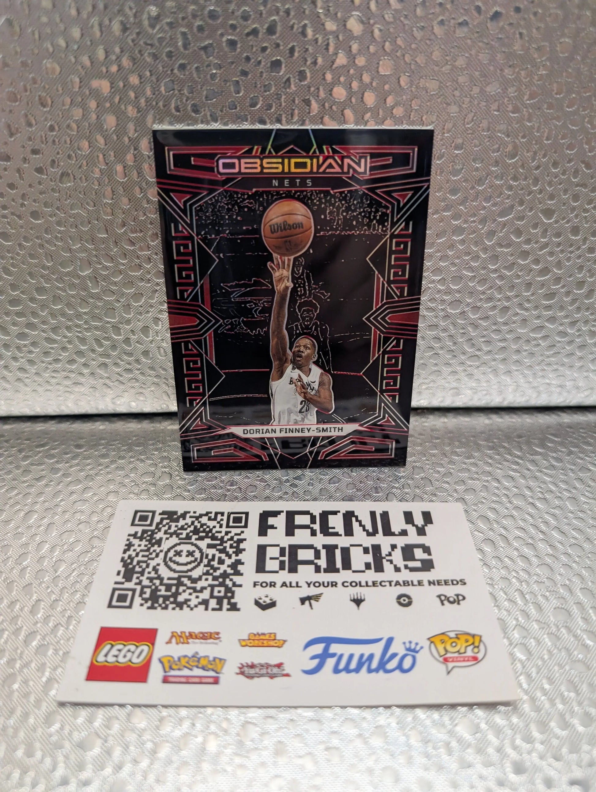 2022-23 Panini Obsidian Electric Etch Red /5 Dorian Finney-Smith #77 Nets SP FRENLY BRICKS - Open 7 Days