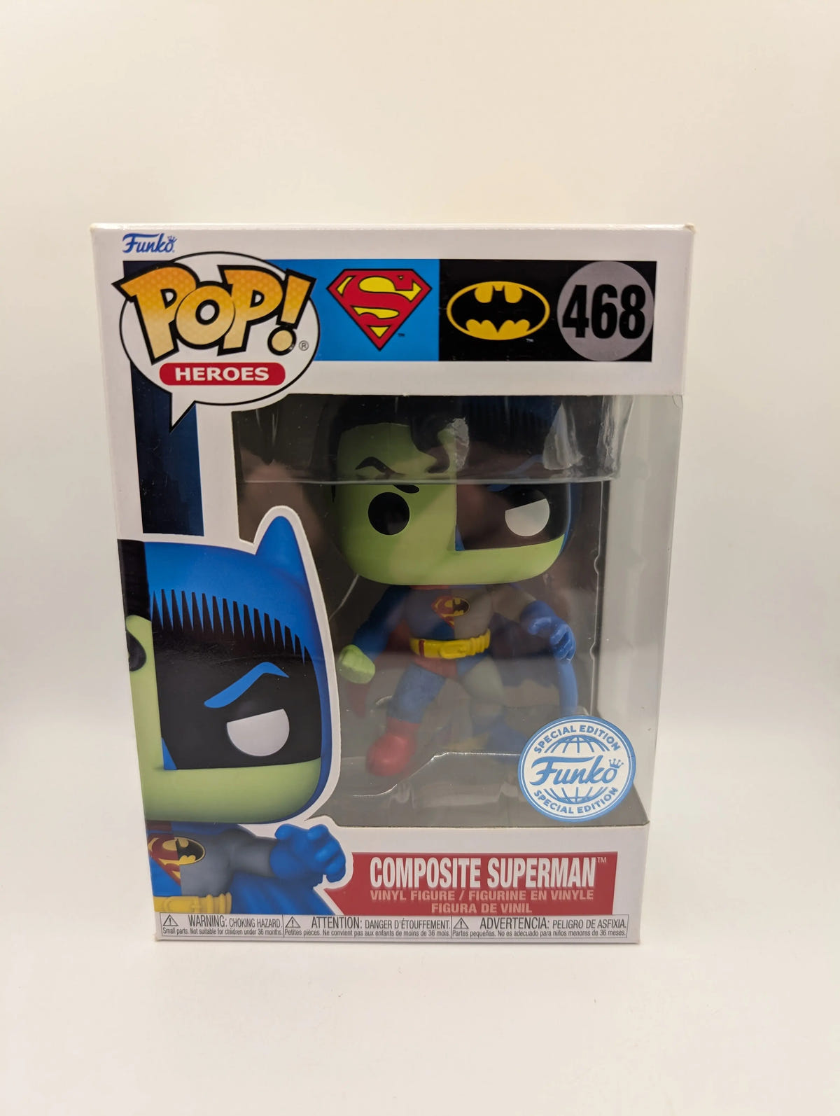DC Comics Batman - Composite Superman 468 Funko Pop Vinyl Figure FRENLY BRICKS - Open 7 Days image 1
