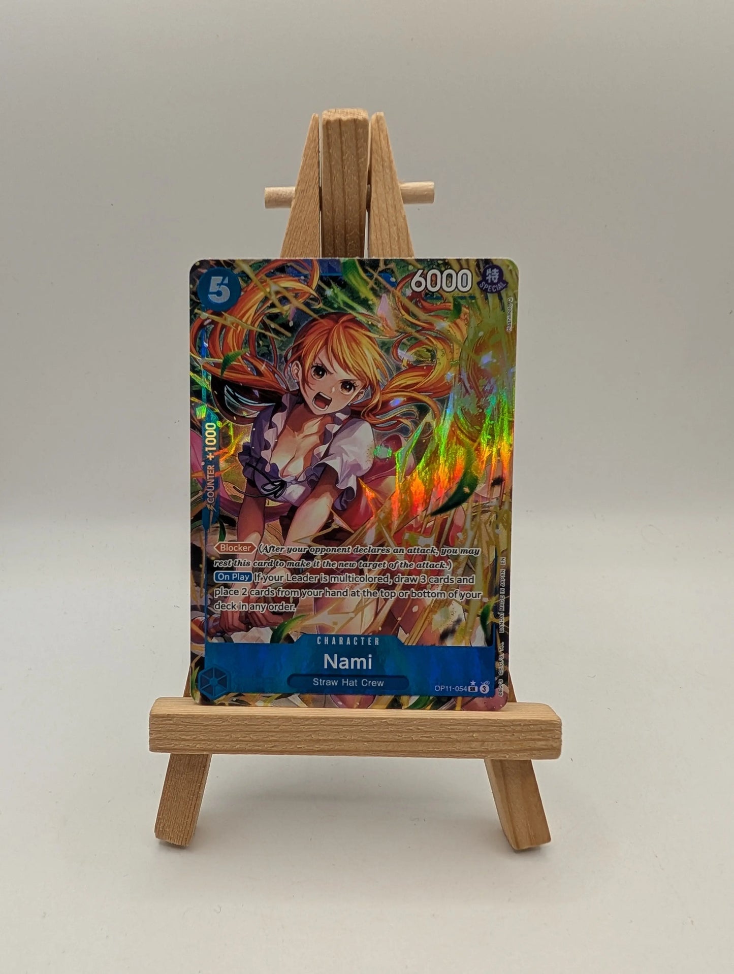 Nami OP11-054 Alt Art A Fist of Divine Speed One Piece Card Game English FRENLY BRICKS - Open 7 Days