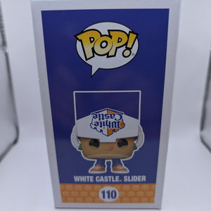 FUNKO POP WHITE CASTLE # 110 WHITE CASTLE SLIDER FRENLY BRICKS - Open 7 Days