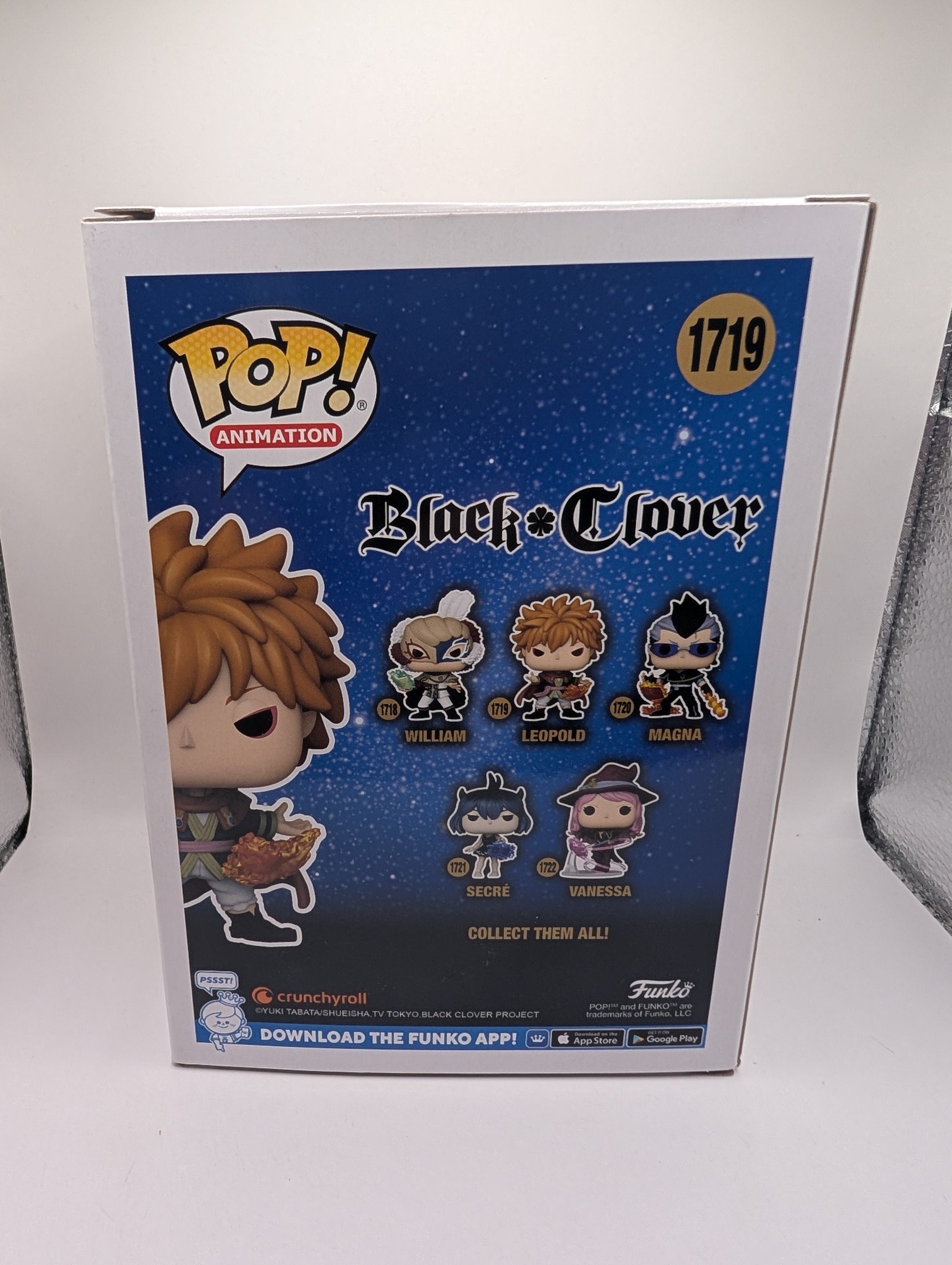 Black Clover - Leopold Pop! Vinyl 1719 FRENLY BRICKS - Open 7 Days