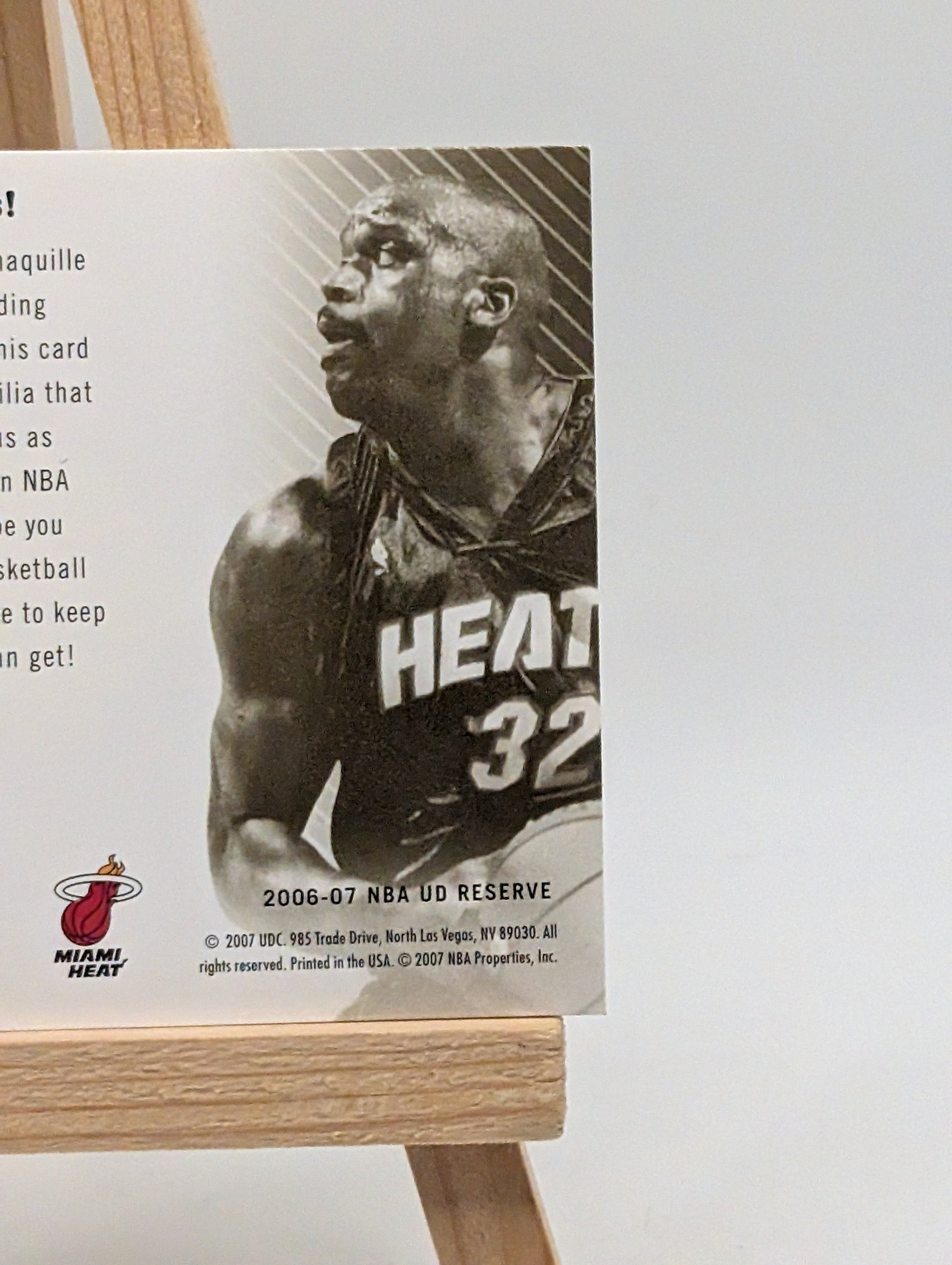 Shaquille O'Neal 2006 Upper Deck Game Used Jersey Card #A495 FRENLY BRICKS - Open 7 Days