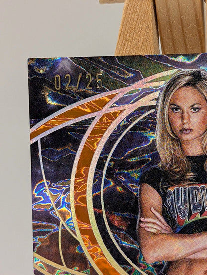 2025 Topps WWE Universe Stacy Keibler Legends On Card Auto Orange /25 FRENLY BRICKS - Open 7 Days