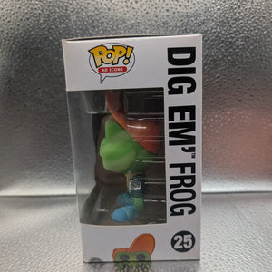 FUNKO Pop Vinyl Dig Em' Frog Ad Icons #25 FRENLY BRICKS - Open 7 Days