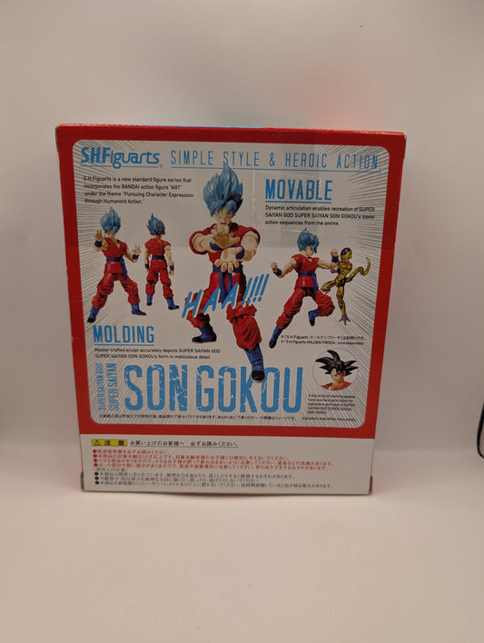 S.H.Figuarts Dragon ball Z Super Saiyan God SS Goku FRENLY BRICKS - Open 7 Days