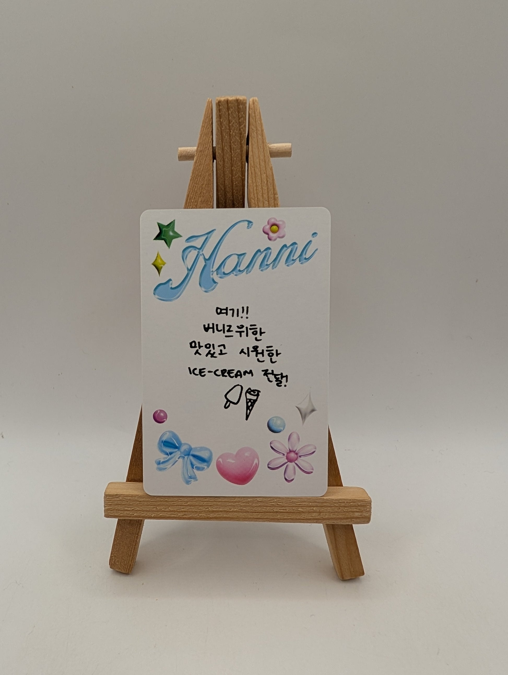 NewJeans Hanni Photocard | - Get Up EP Weverse Ver A. New Jeans FRENLY BRICKS - Open 7 Days