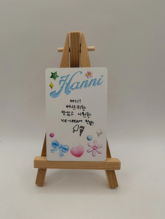 NewJeans Hanni Photocard | - Get Up EP Weverse Ver A. New Jeans FRENLY BRICKS - Open 7 Days