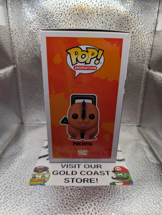 Chainsaw Man - Pochita Pop! Vinyl Figure #1682 FRENLY BRICKS - Open 7 Days