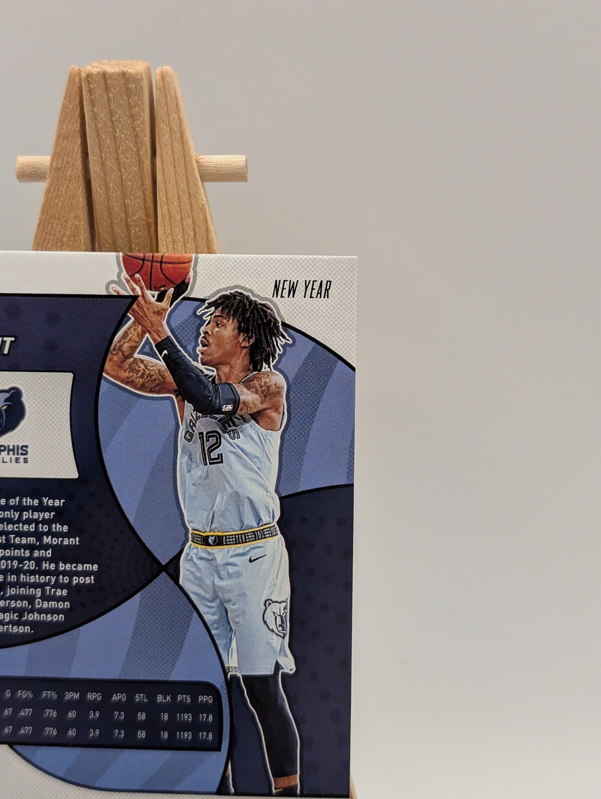 2020-21 Revolution Ja Morant Base No 83 /8 2nd Year FRENLY BRICKS - Open 7 Days