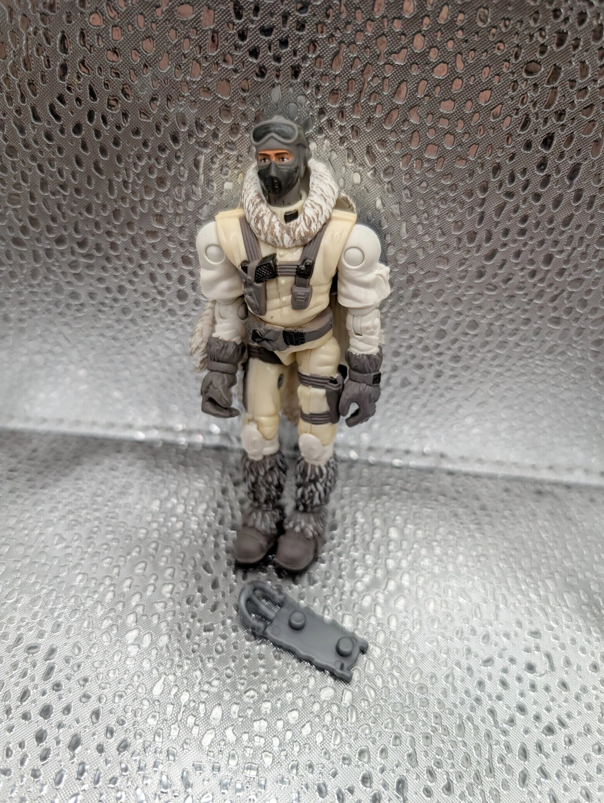 GI Joe Snow Serpent Trooper v6 2003 Cobra Polar Assault Blast Artic Combat Cape FRENLY BRICKS - Open 7 Days