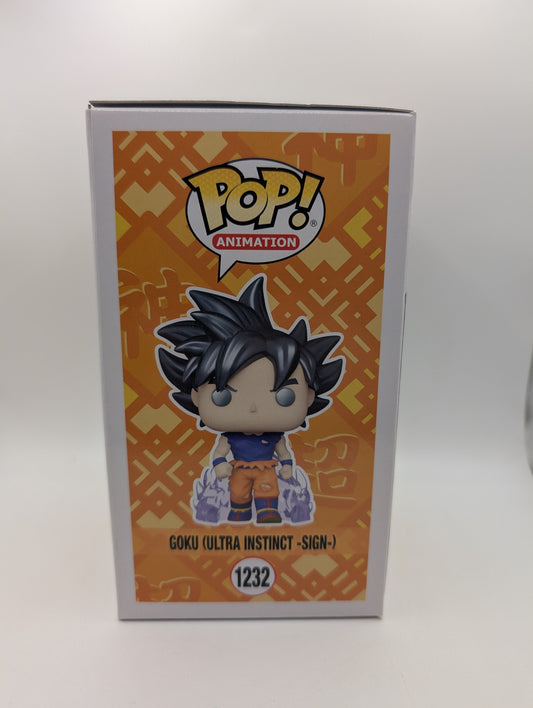 GOKU ULTRA INSTINCT SIGN Dragonball Z NYCC 2022 Funko POP! #1232 FRENLY BRICKS - Open 7 Days