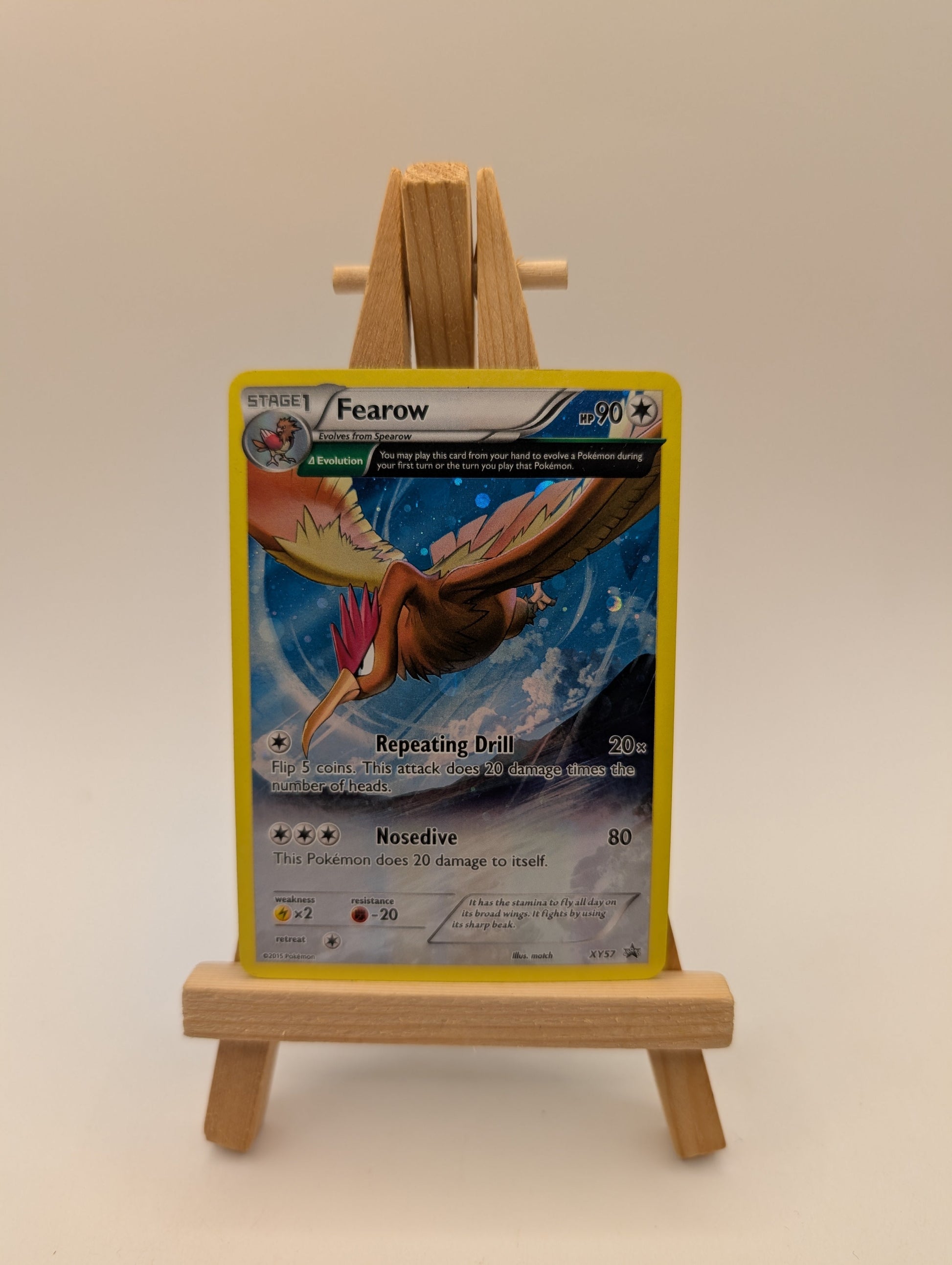 Pokemon TCG Cards Fearow XY57 Black Star Full Art Holo Promo MP FRENLY BRICKS - Open 7 Days