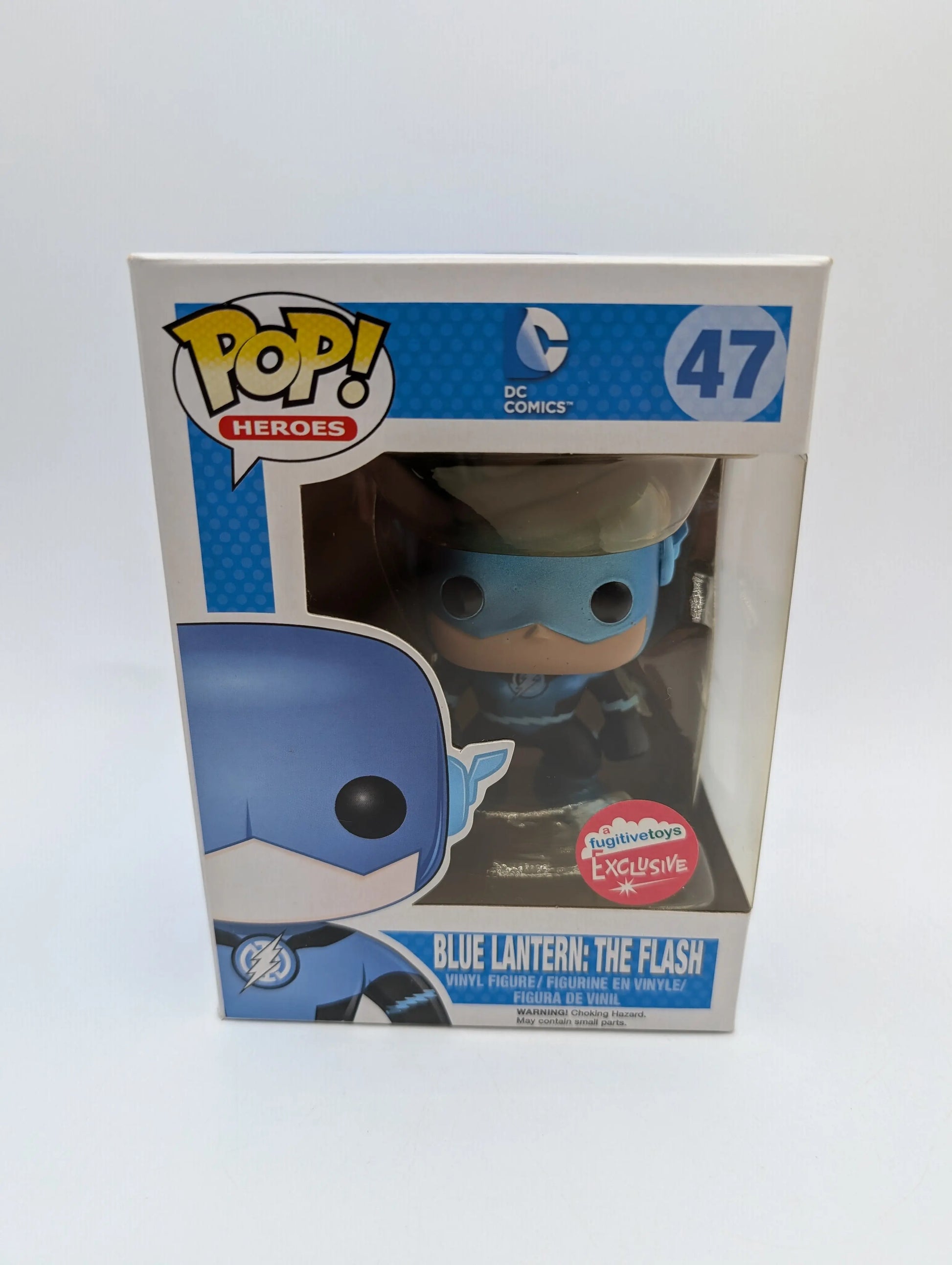 FUNKO POP HEROES #47 BLUE LANTERN THE FLASH (METALLIC) VINYL FRENLY BRICKS - Open 7 Days