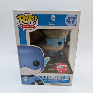 FUNKO POP HEROES #47 BLUE LANTERN THE FLASH (METALLIC) VINYL FRENLY BRICKS - Open 7 Days