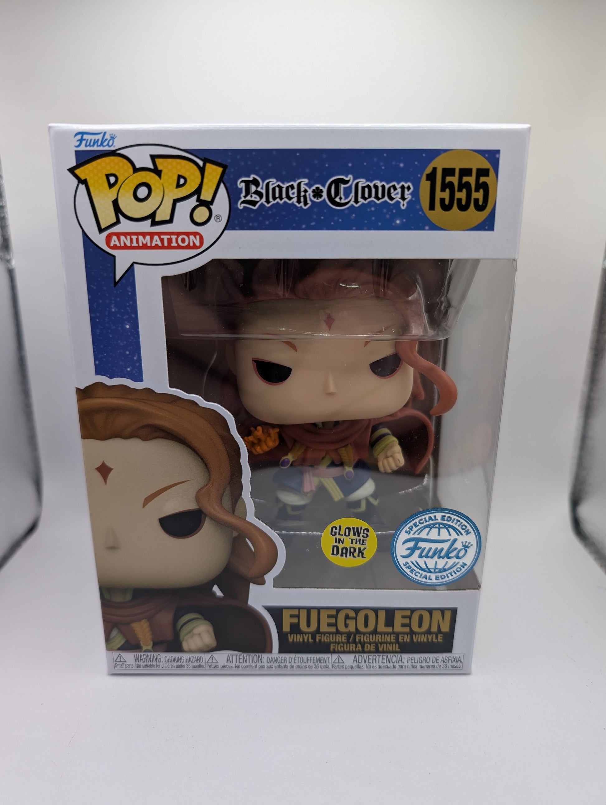 Funko Pop! Black Clover Fuegoleon #1555  Special Edition Glows in the Dark FRENLY BRICKS - Open 7 Days