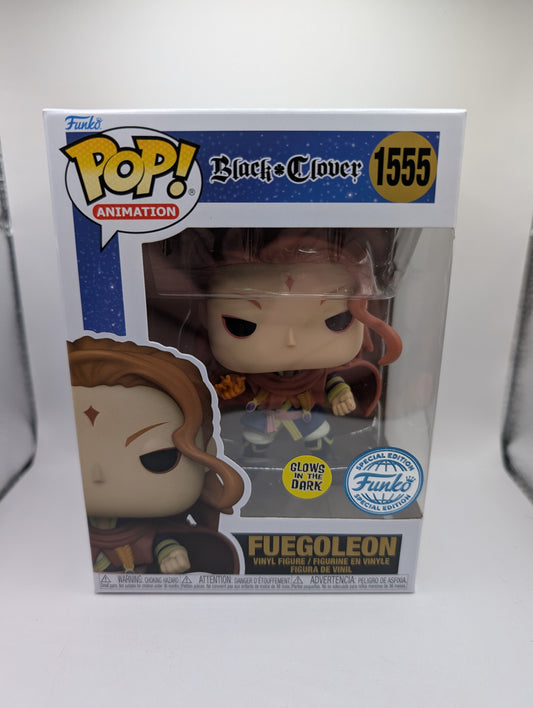 Funko Pop! Black Clover Fuegoleon #1555  Special Edition Glows in the Dark FRENLY BRICKS - Open 7 Days