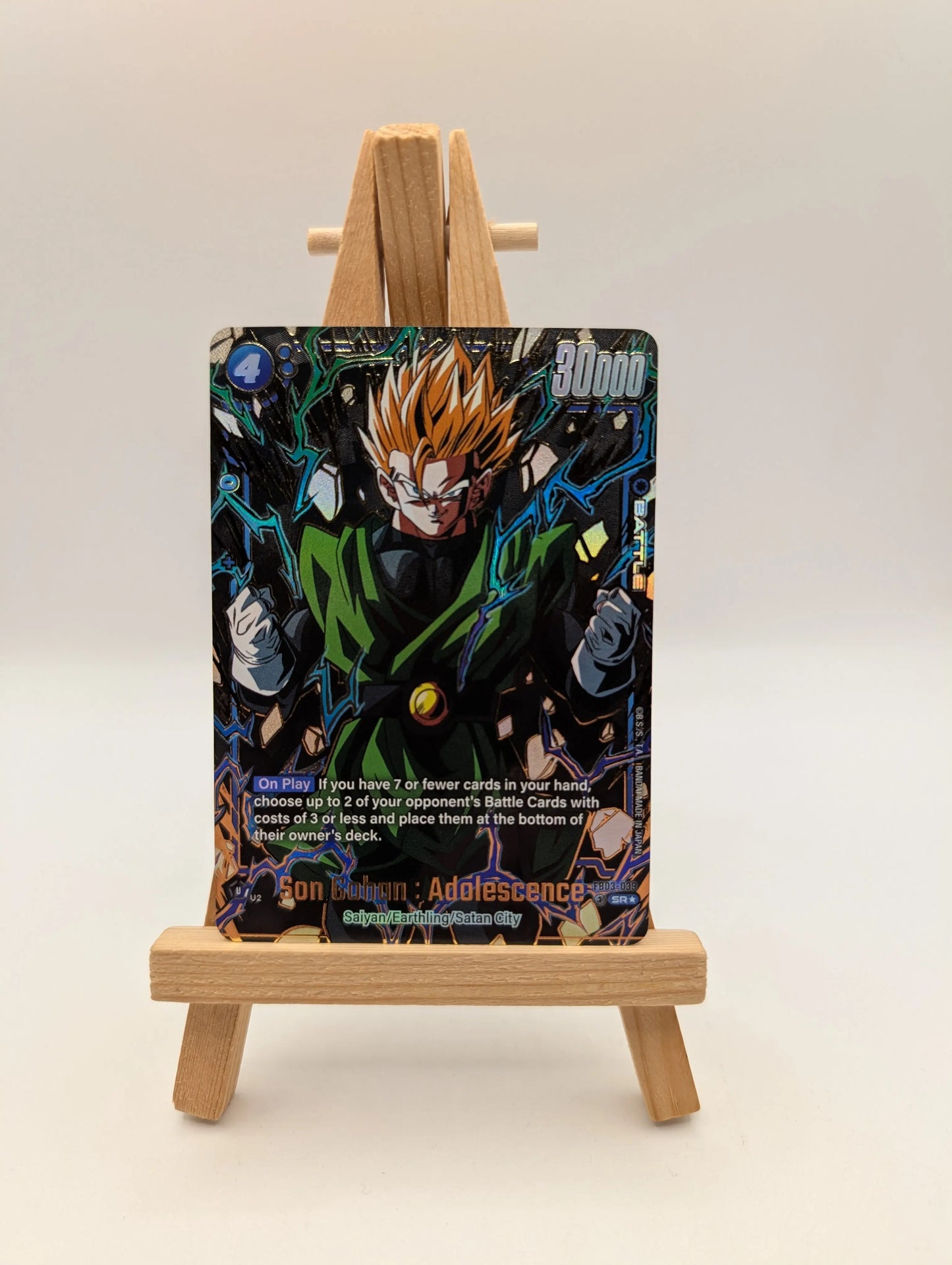 Dragon Ball  - Son Gohan : Adolescence FB03-039 (SR) Raging Roar Alt Art English FRENLY BRICKS - Open 7 Days