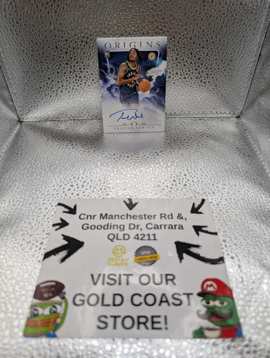 2024-25 Panini Origins NBA No. RA-TNP Tristan Newton Rookie On-Card Auto FRENLY BRICKS - Open 7 Days