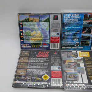 PS1 PlayStation 4x Game Lot Bundle Untested Racing Boating Games Used FRENLY BRICKS - Open 7 Days