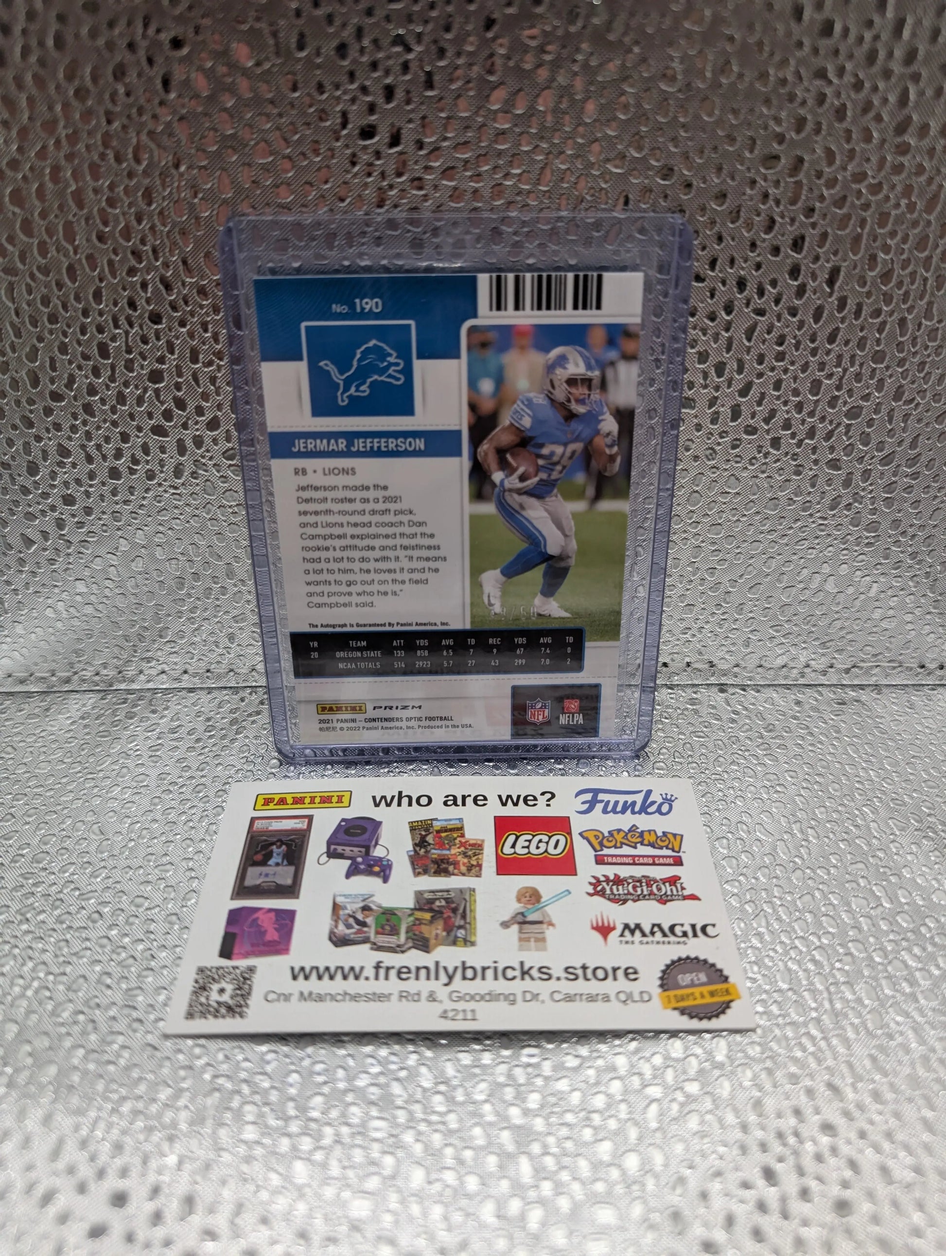 2021 Panini Contenders Optic Jermar Jefferson Rookie Ticket Orange Auto /50 FRENLY BRICKS - Open 7 Days