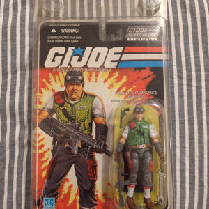 GI Joe Cross Country Figure LOOSE ON CARD FRENLY BRICKS - Open 7 Days