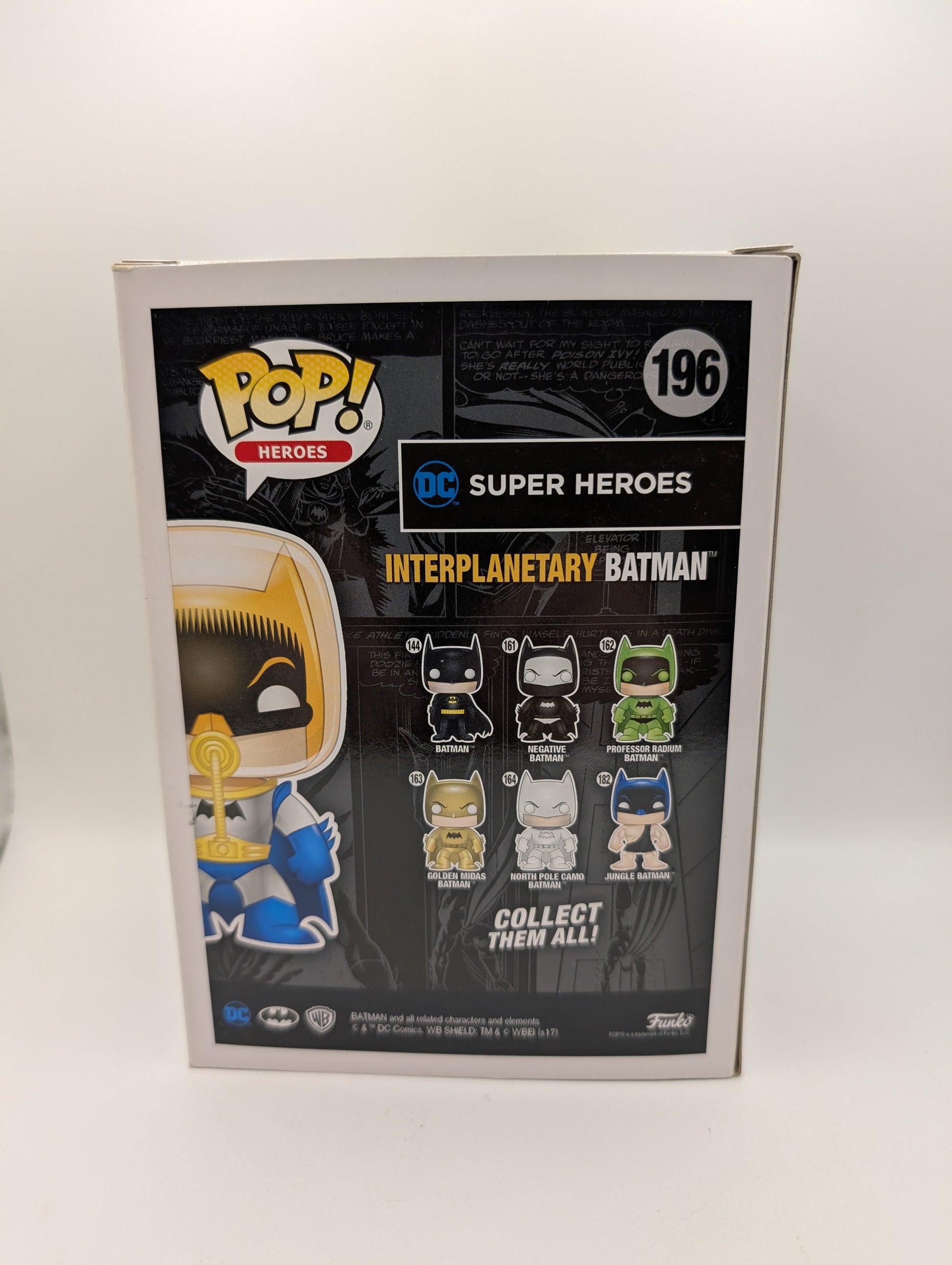 FUNKO POP! Interplanetary Batman #196 DC SuperHeroes Vinyl Figure Box Exclusive FRENLY BRICKS - Open 7 Days