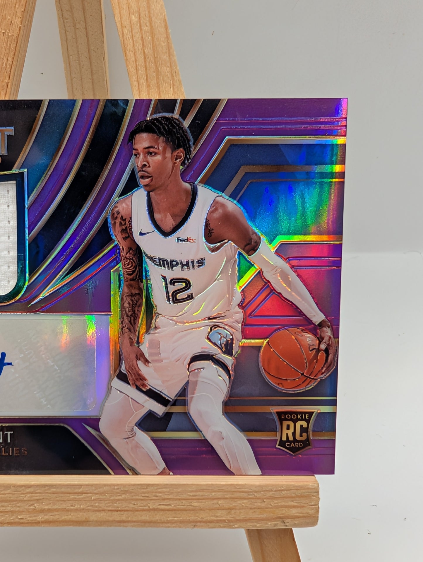 Ja Morant 2019-20 Panini Select Purple Rookie Jersey Auto Card #RJA-JMT /99 FRENLY BRICKS - Open 7 Days