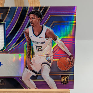 Ja Morant 2019-20 Panini Select Purple Rookie Jersey Auto Card #RJA-JMT /99 FRENLY BRICKS - Open 7 Days