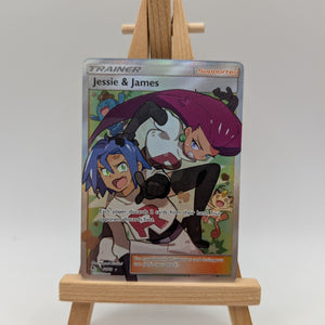 Pokemon TCG Jesse And James Full Art Trainer Card 68/68 Hidden Fates FRENLY BRICKS - Open 7 Days